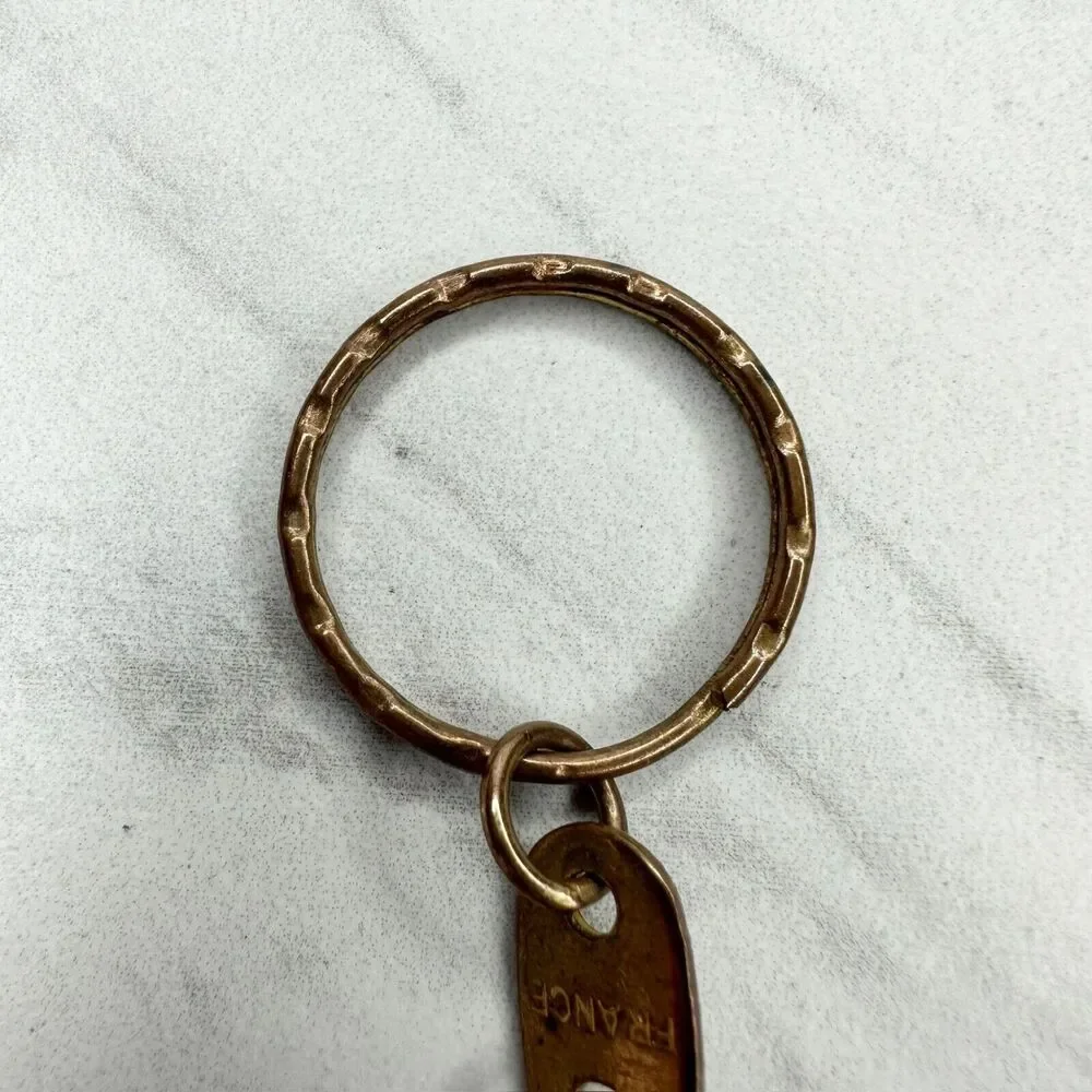 Paris France Eiffel Tower Souvenir Keychain Keyring